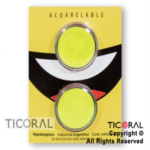 MAQUILLAJE ARTISTICO PINTAFAN FLUO AMARILLO AMARILLO 119-01 (4GR SET X 2) x 3